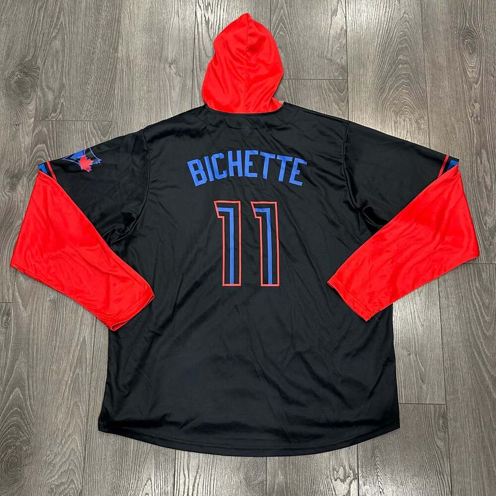 Toronto Blue Jays Bichette 11 Jersey Hoodie Size Adult XL - Picture 3 of 7